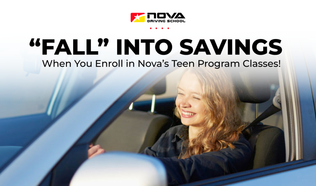 “Fall” Into Savings When You Enroll in Nova’s Teen Program Classes!