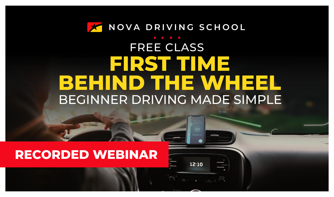 FIRST TIME BEHIND THE WHEEL: BEGINNER DRIVING MADE SIMPLE
